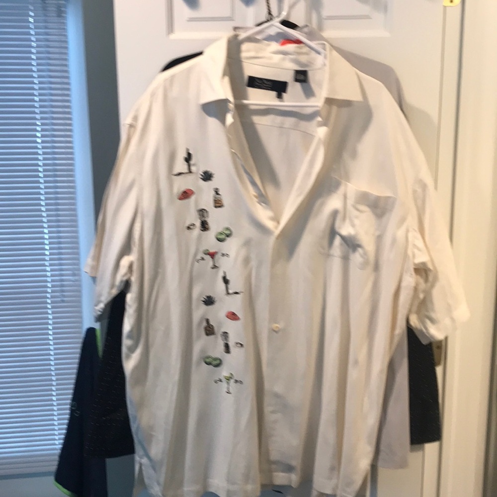 Not Nast luxury shirt 100% silk